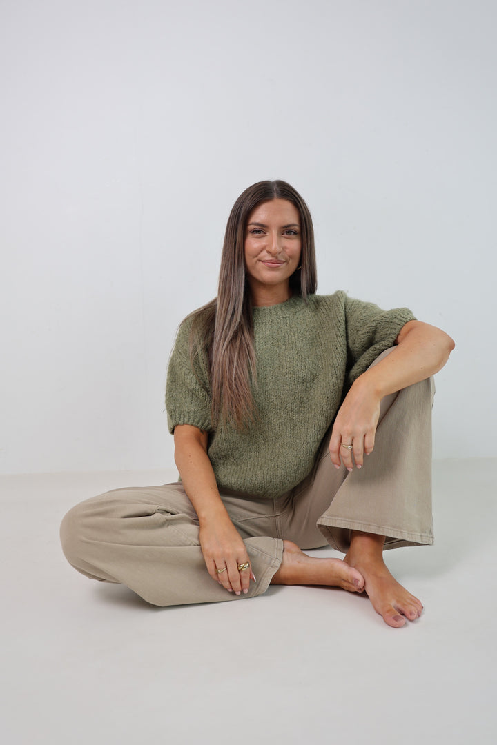 Kurzarm Oversize Pullover Merve