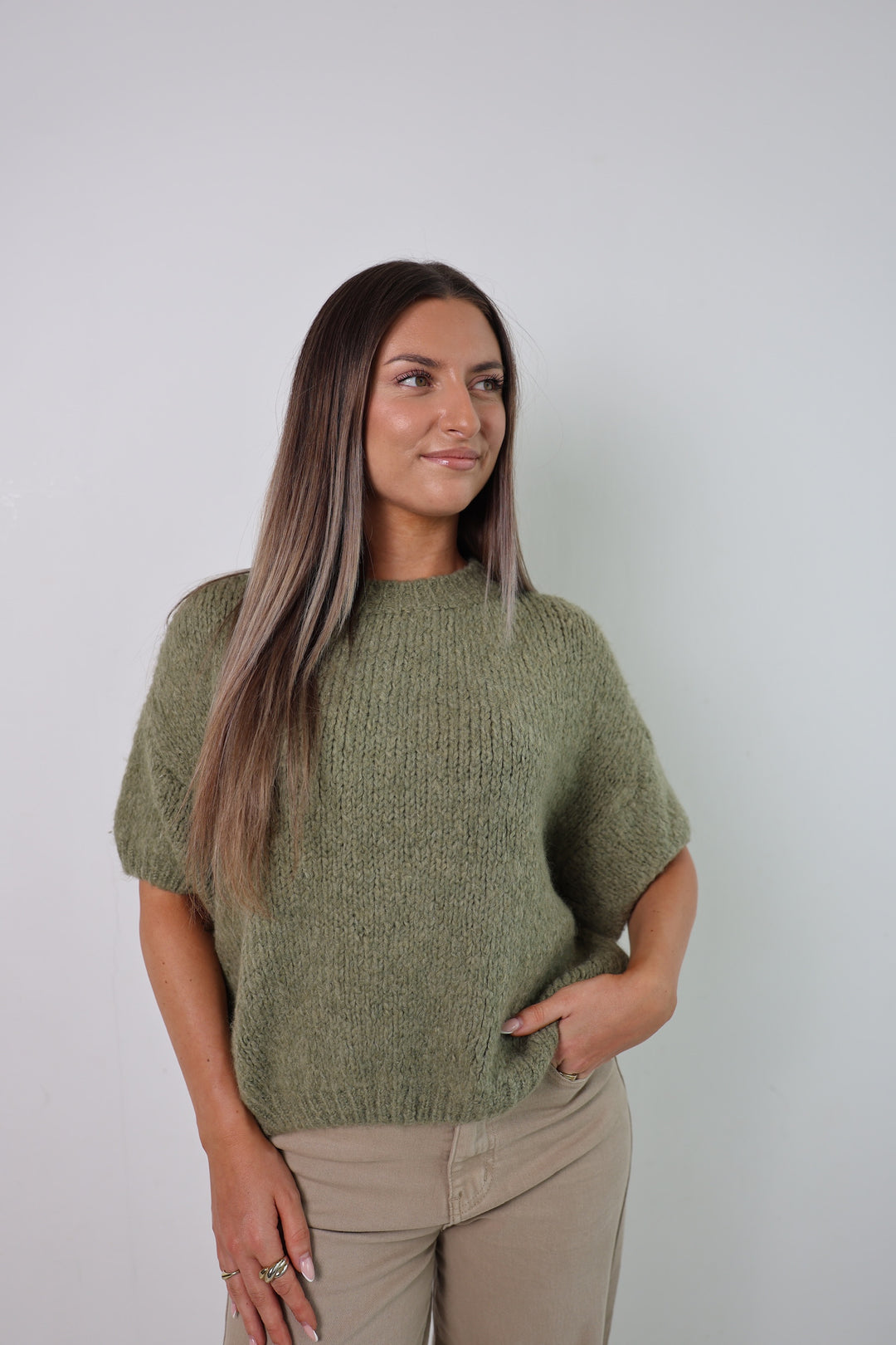 Kurzarm Oversize Pullover Merve