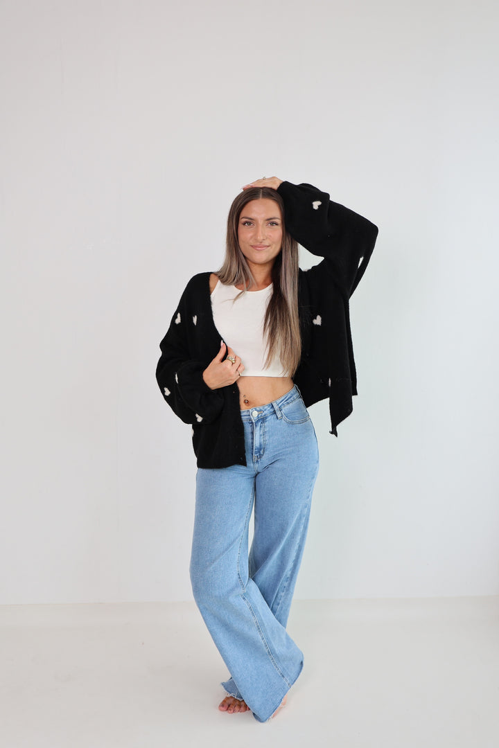 Cardigan Love Hearts