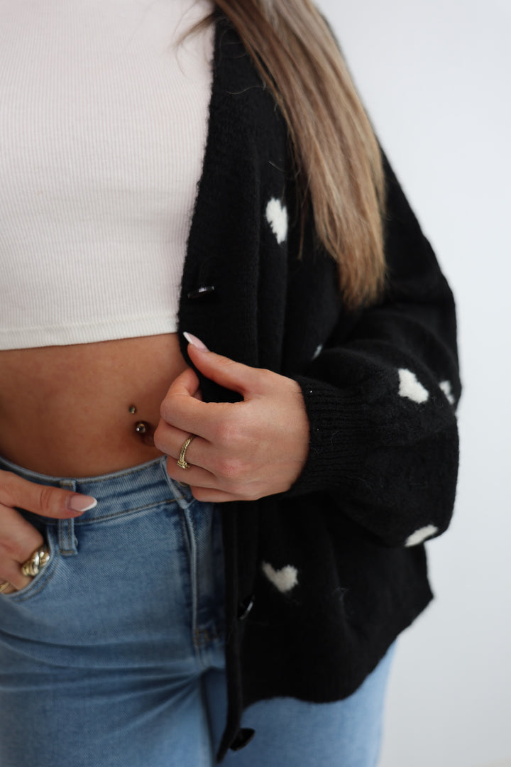 Cardigan Love Hearts