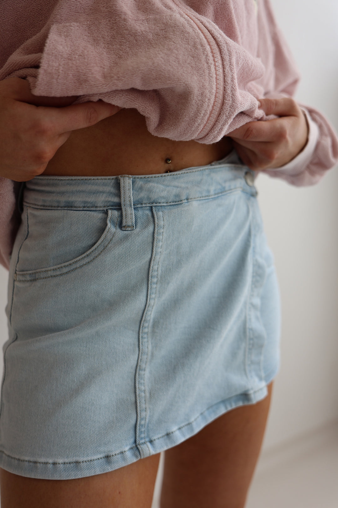 Kurzer Jeans Hosenrock Leni (2815-7)