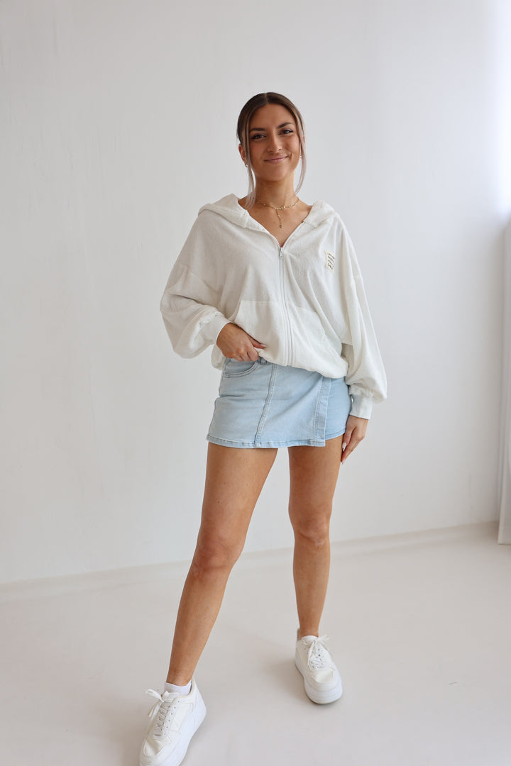 Kurzer Jeans Hosenrock Leni (2815-7)