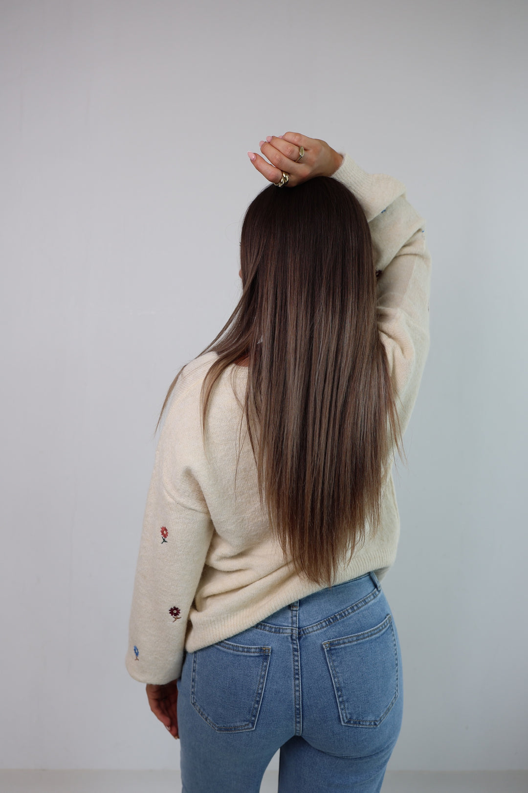 Pullover mit V-Ausschnitt Garden Blossom