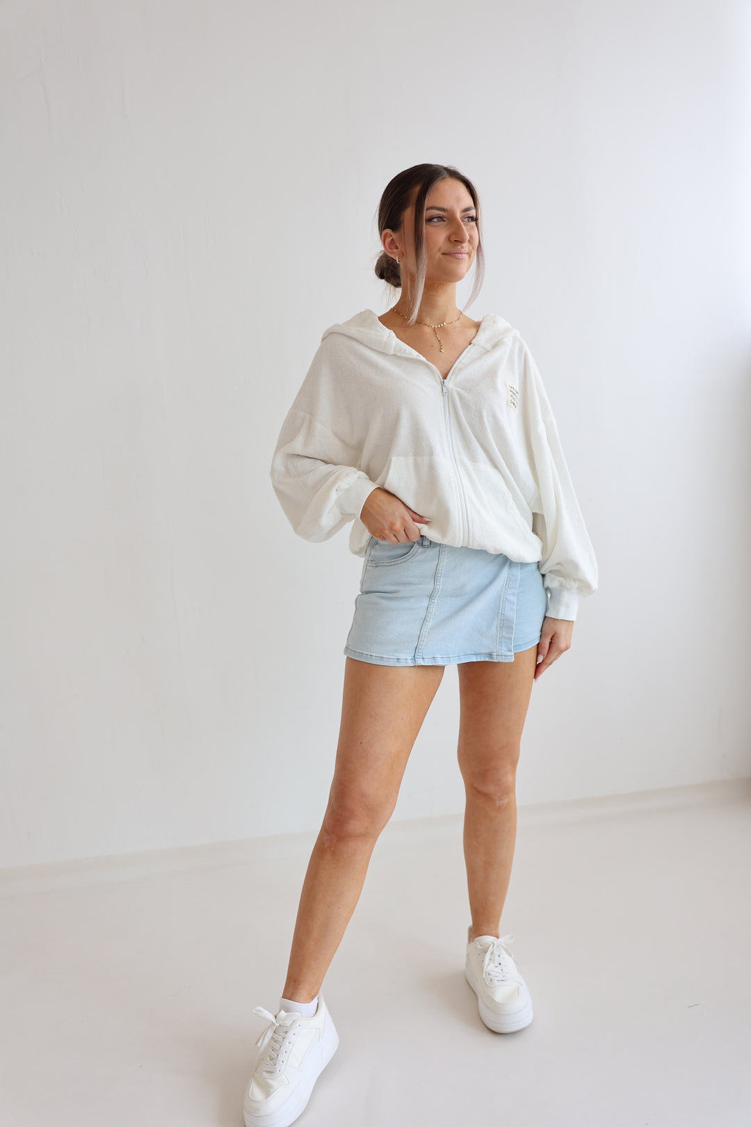 Kurzer Jeans Hosenrock Leni (2815-7)