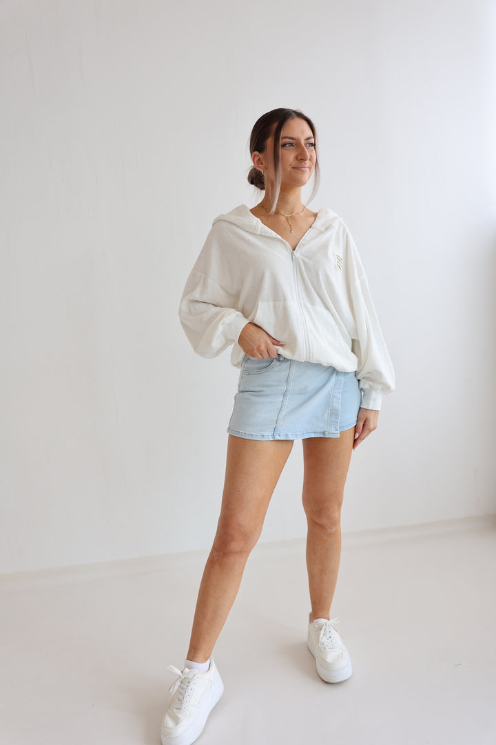 Kurzer Jeans Hosenrock Leni (2815-7)