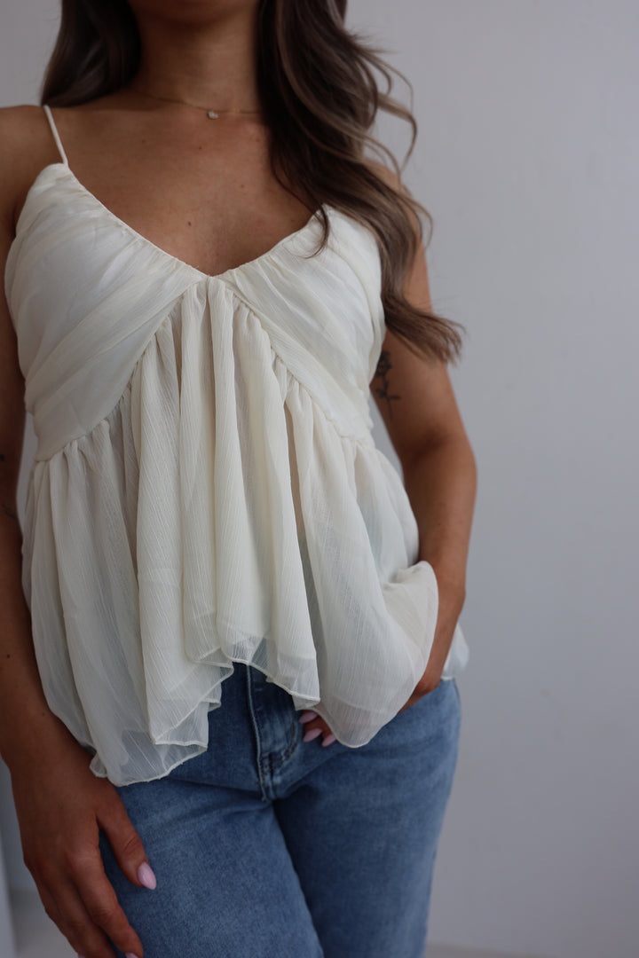 Top mit Volant Hailey