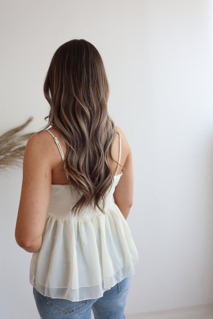 Top mit Volant Hailey