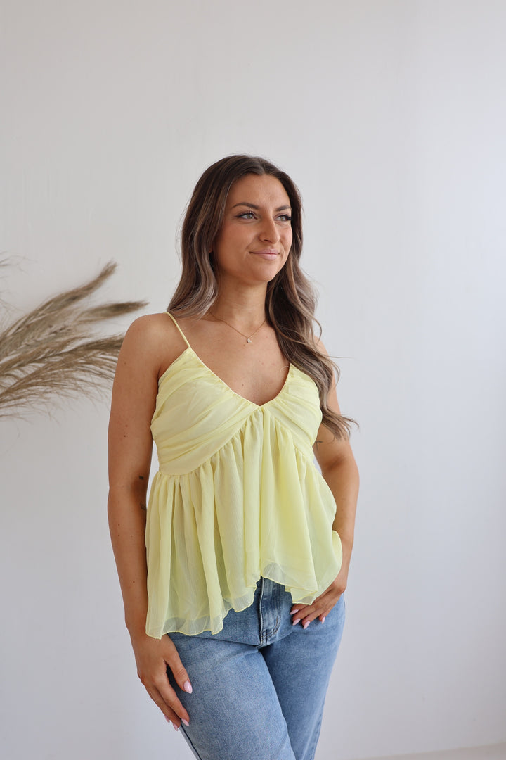 Top mit Volant Hailey