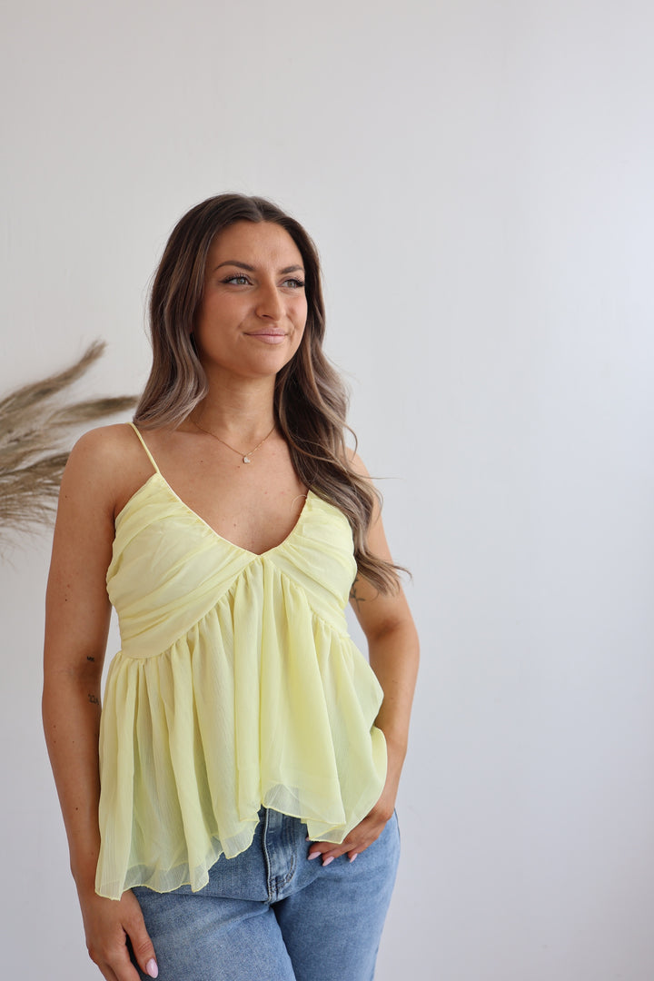 Top mit Volant Hailey