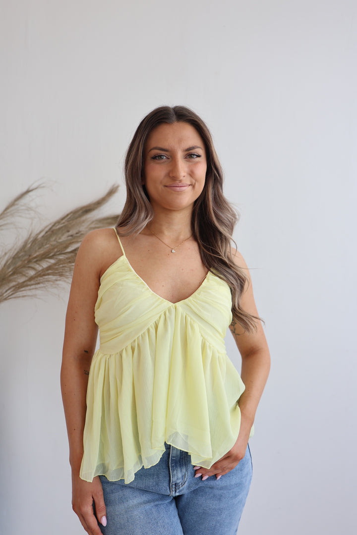 Top mit Volant Hailey