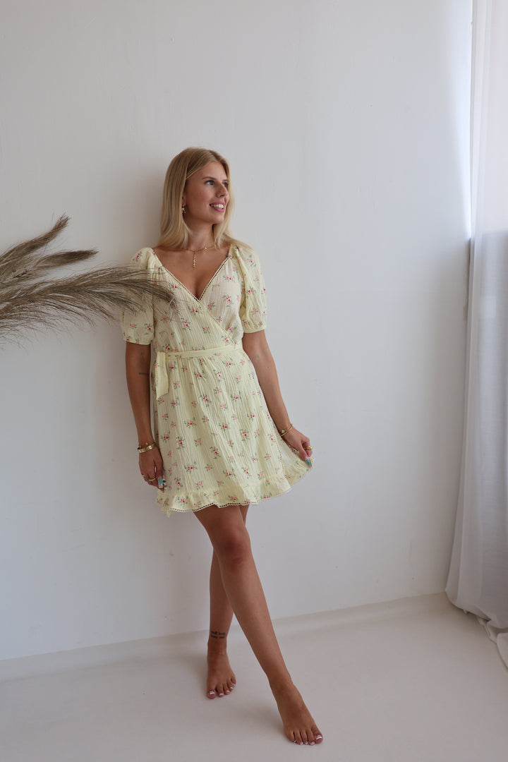 Kleid aus Musselin Summer Roses