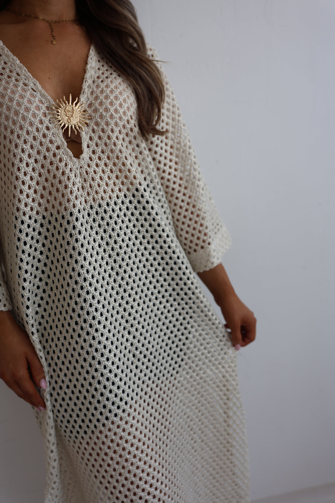 Crochet Kleid Golden Sicily