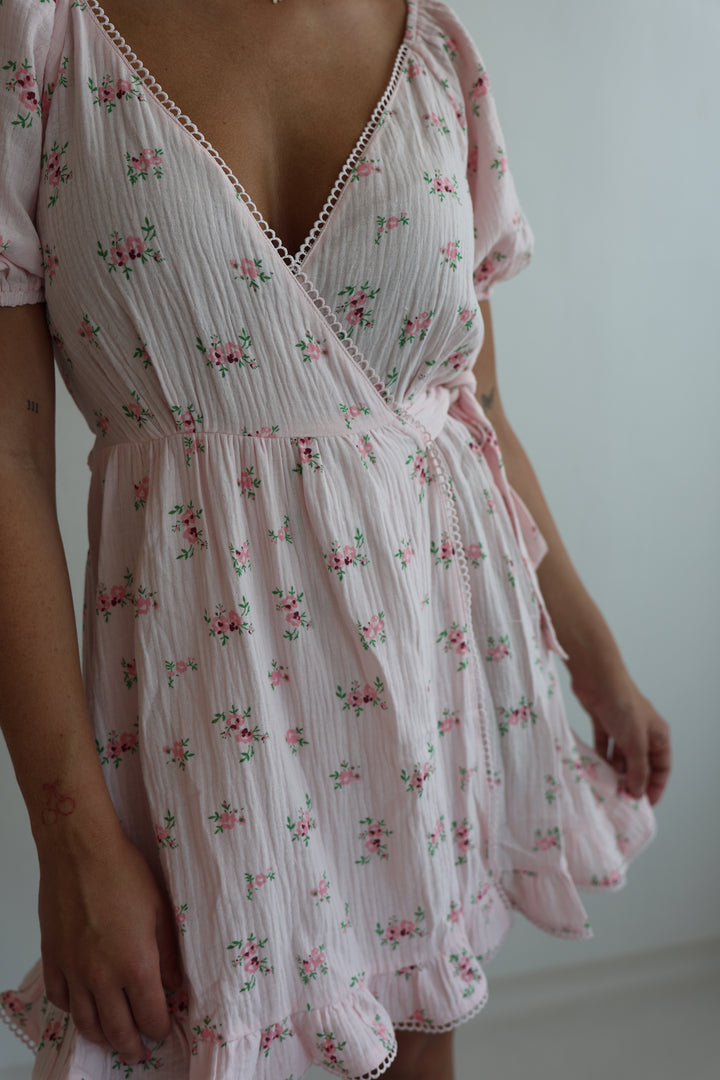 Kleid aus Musselin Summer Roses