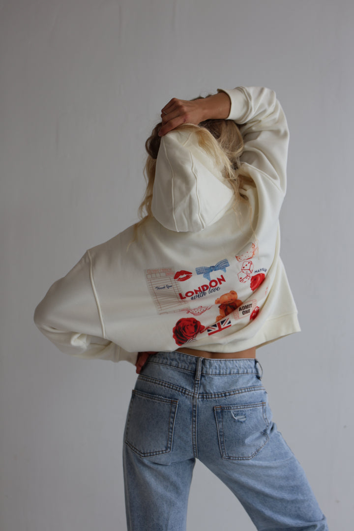 Hoodie London with Love