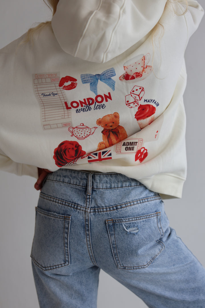 Hoodie London with Love