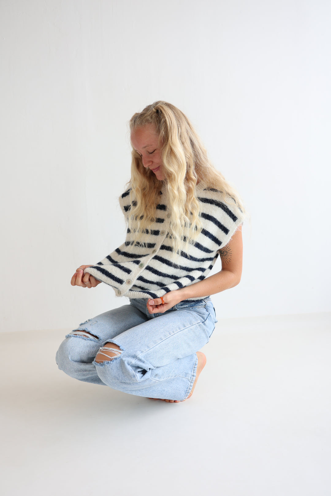 Gestreifte Weste Cosima