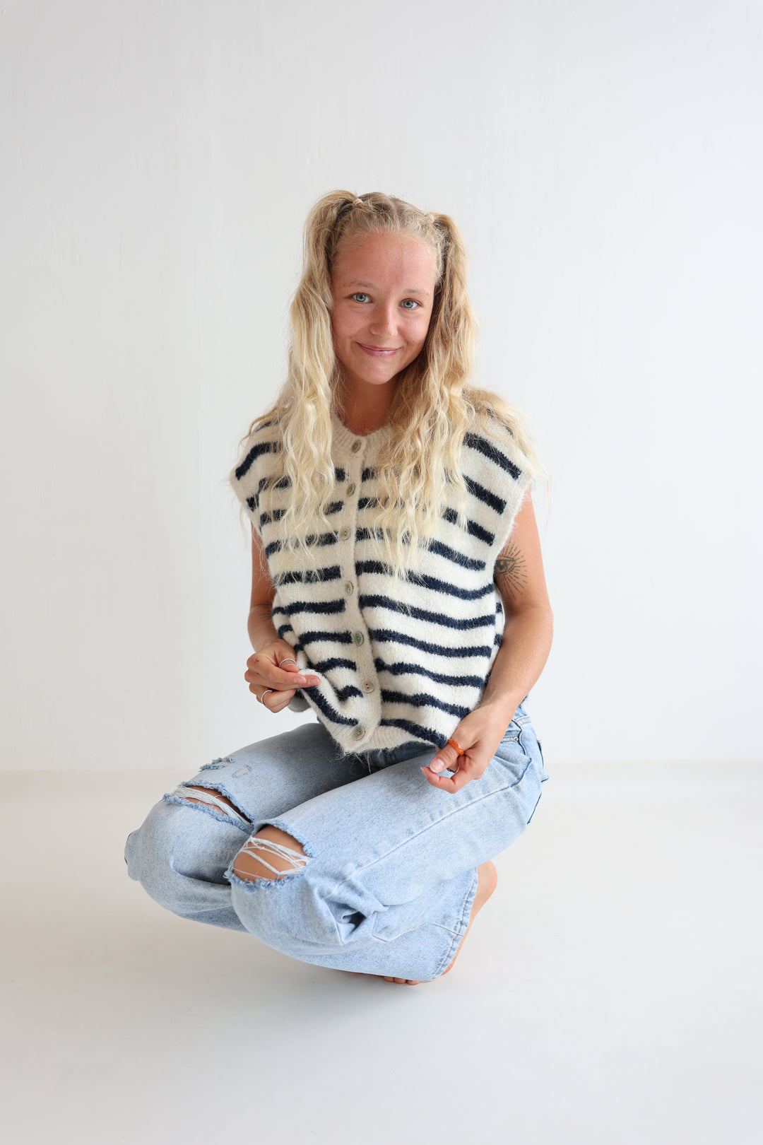 Gestreifte Weste Cosima