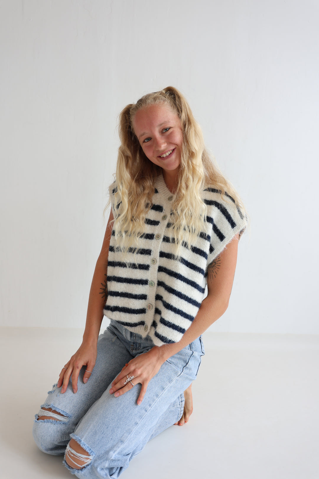 Gestreifte Weste Cosima