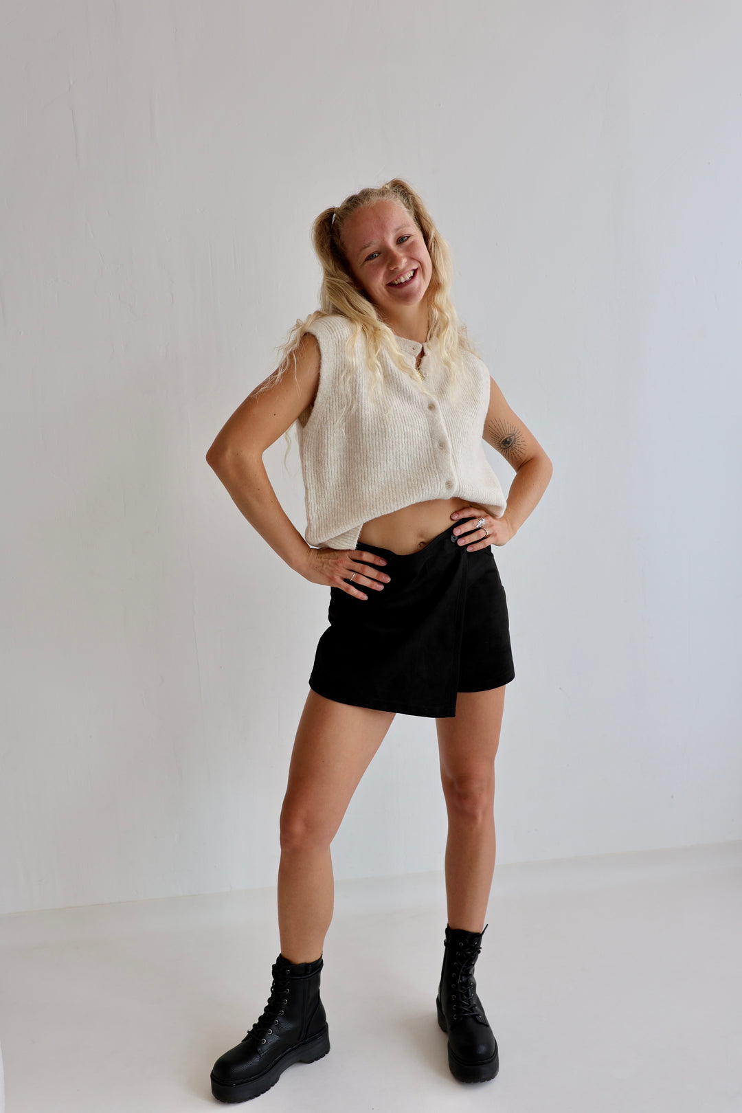 Hosenrock in Wildlederoptik