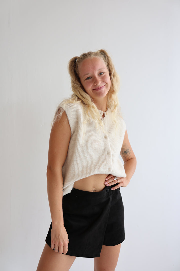 Einfarbige Weste Jolina