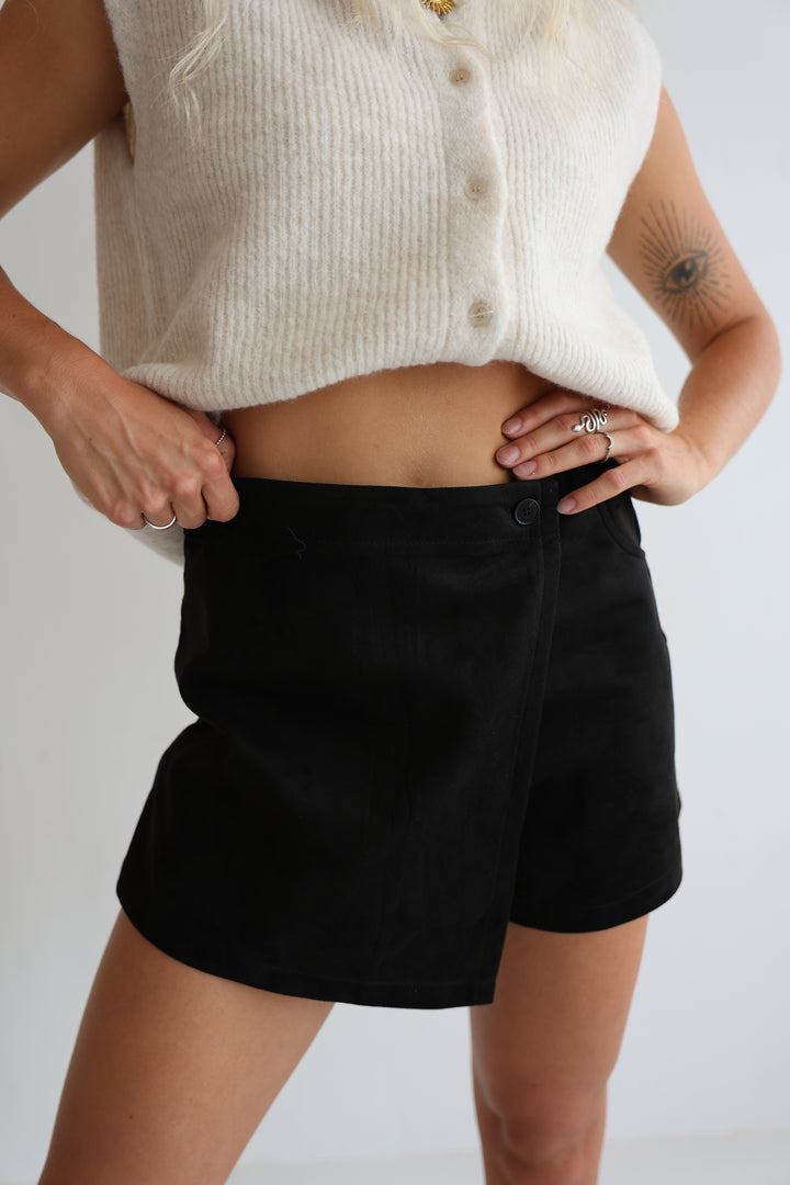 Hosenrock in Wildlederoptik