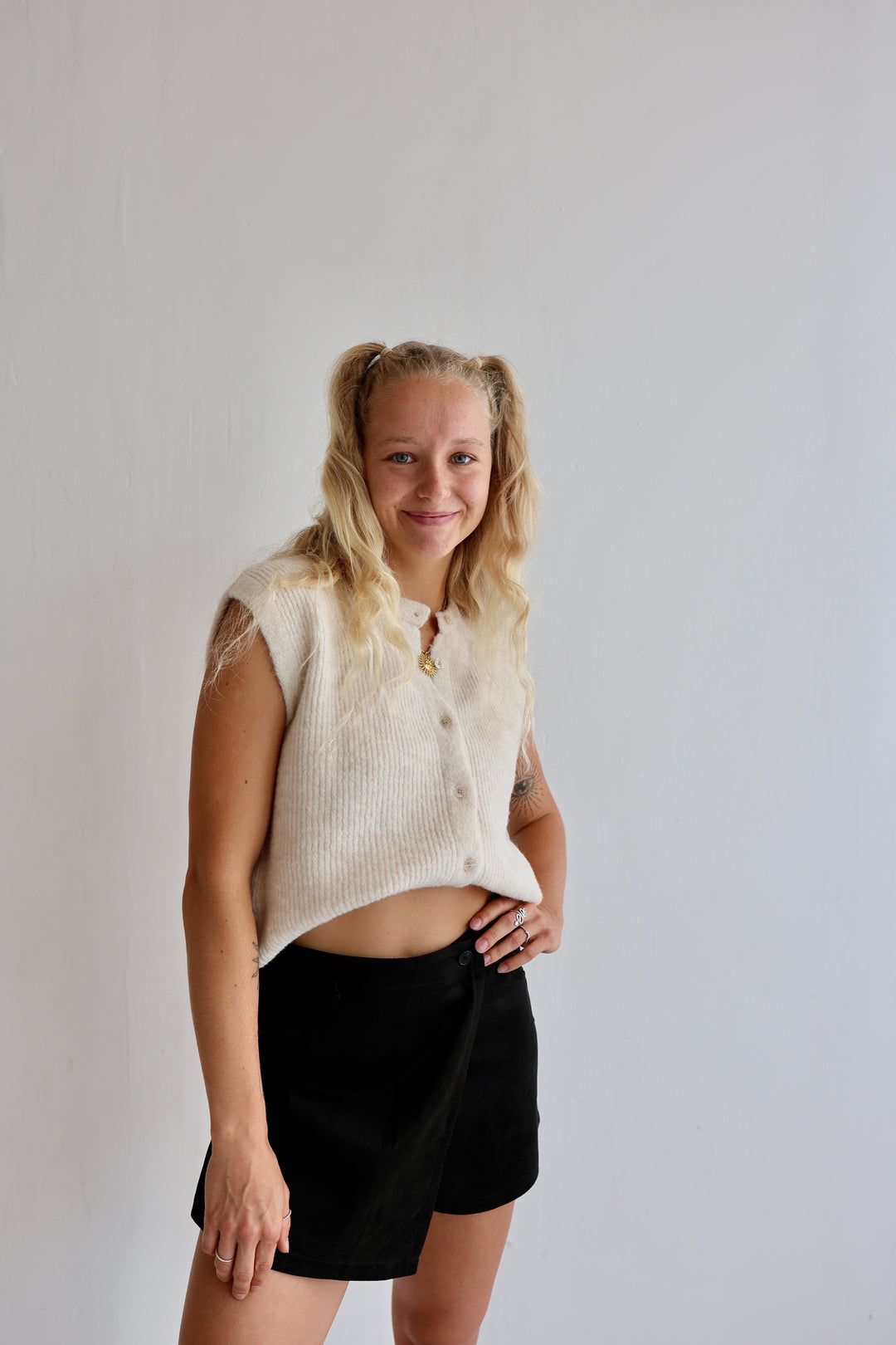 Einfarbige Weste Jolina