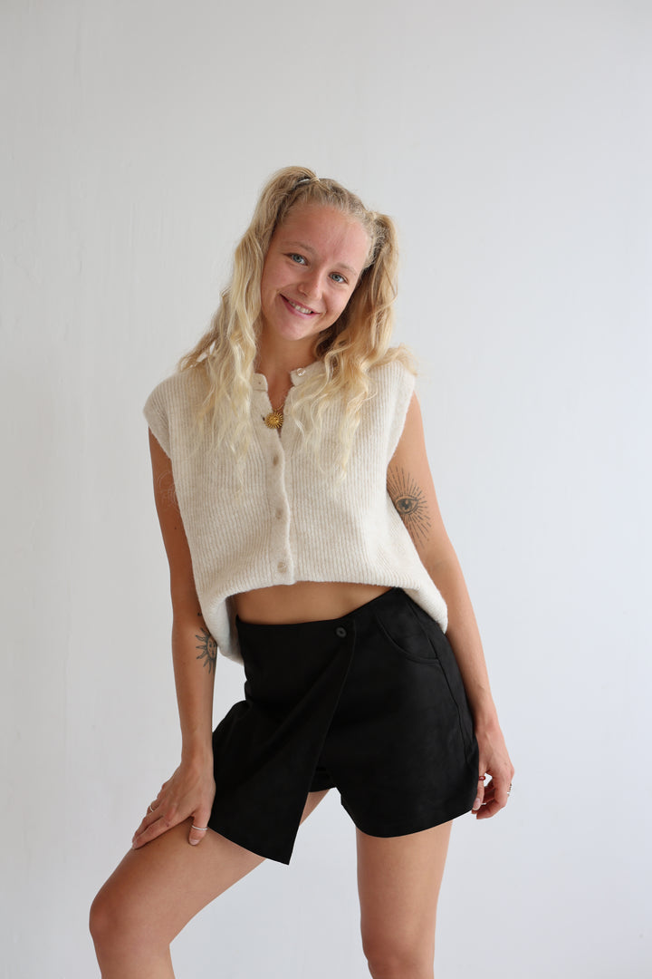 Einfarbige Weste Jolina