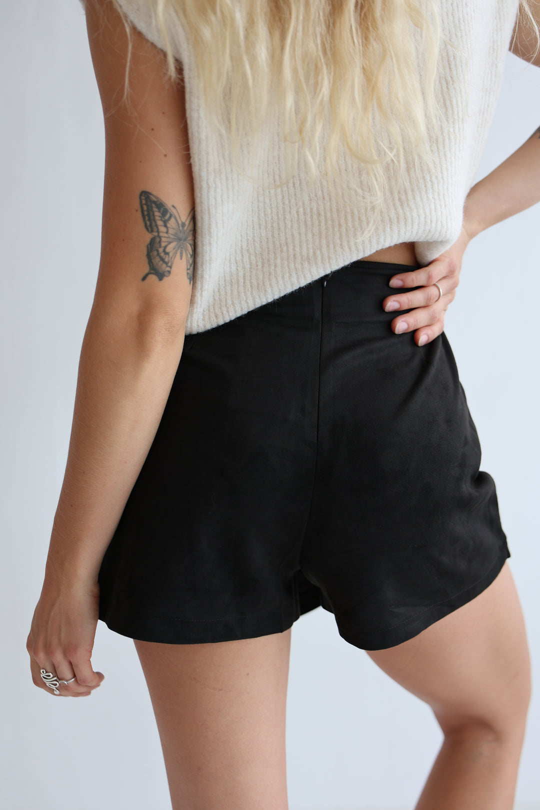 Hosenrock in Wildlederoptik