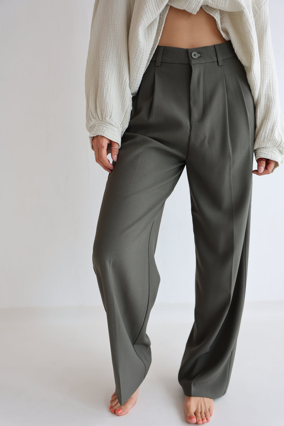 Bundfaltenhose Relaxed Fit