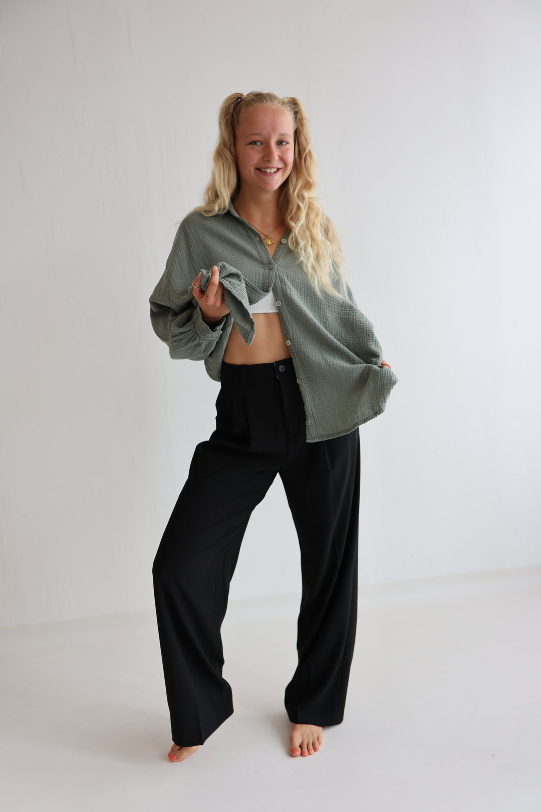 Bundfaltenhose Relaxed Fit