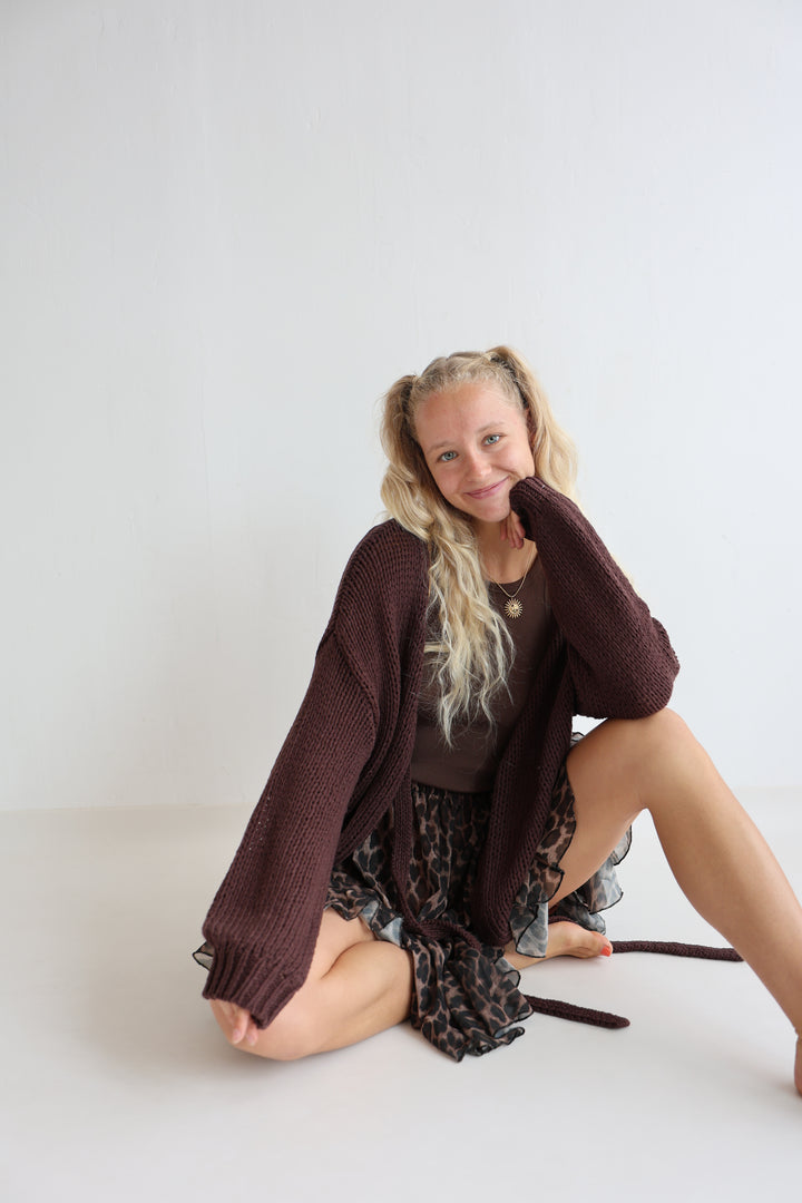 Cardigan mit Schleife Elsa