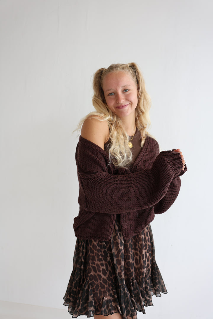 Cardigan mit Schleife Elsa