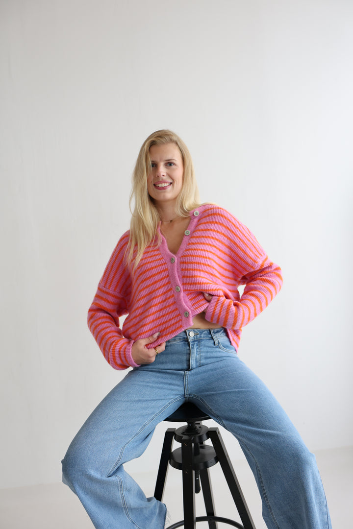 Gestreifter Cardigan Josephine