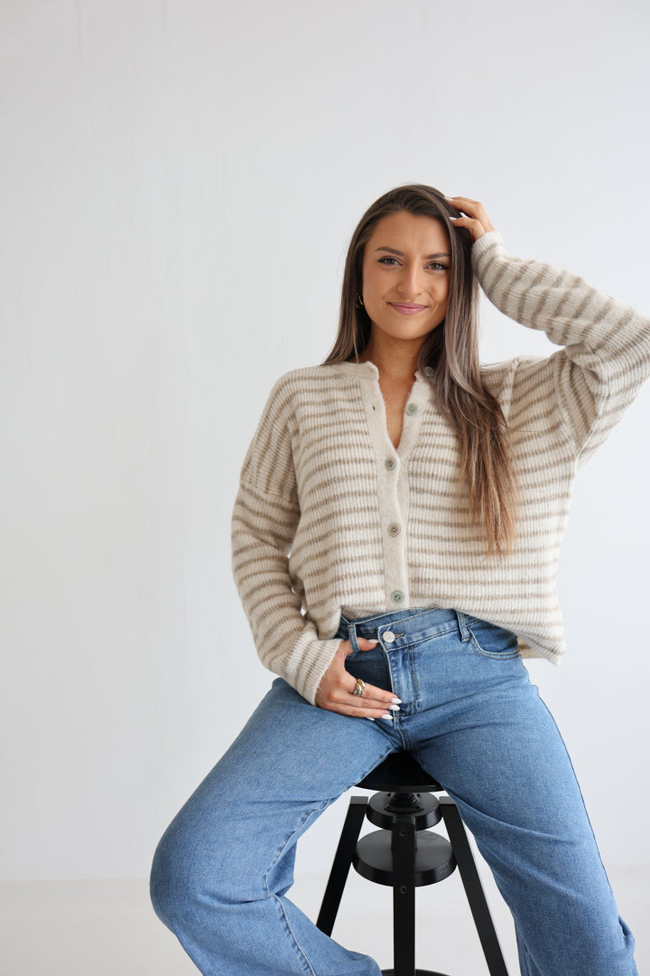 Gestreifter Cardigan Josephine