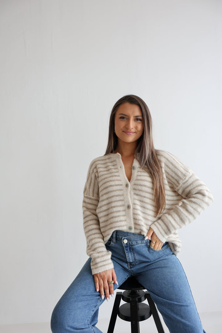 Gestreifter Cardigan Josephine