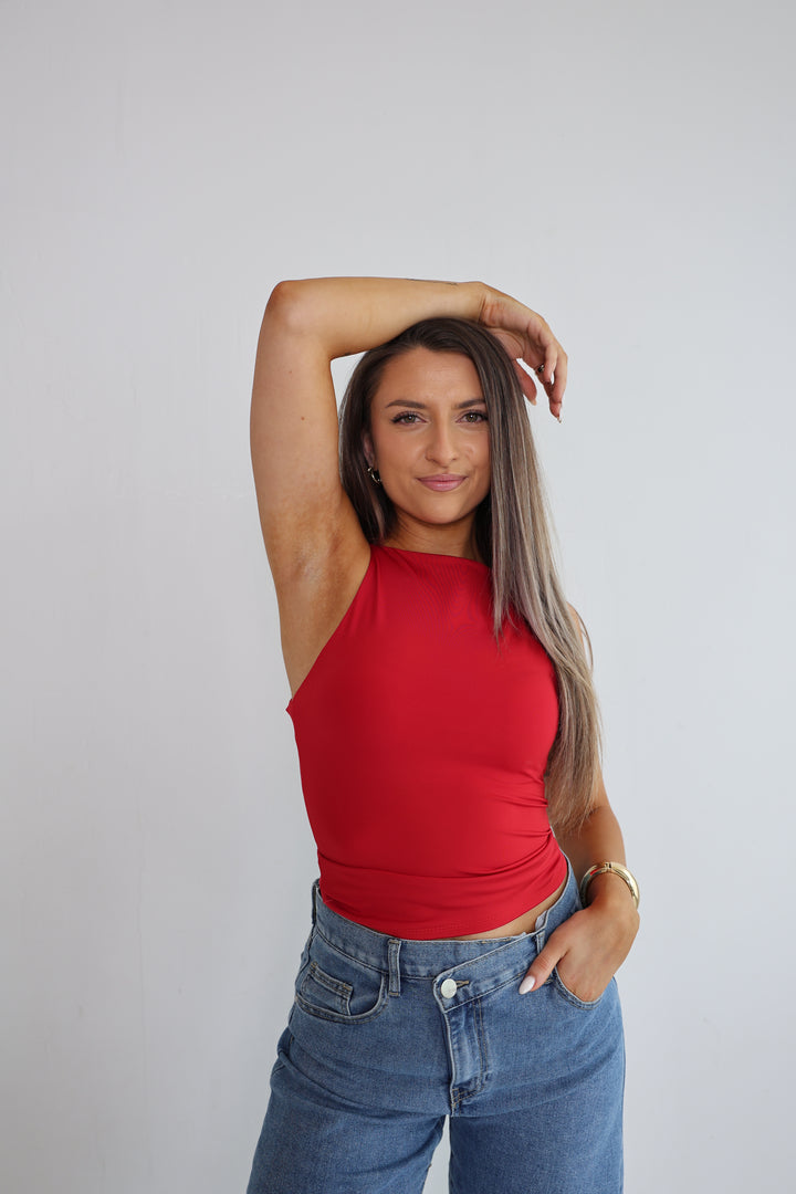 Top mit Spaghettiträgern Fenja