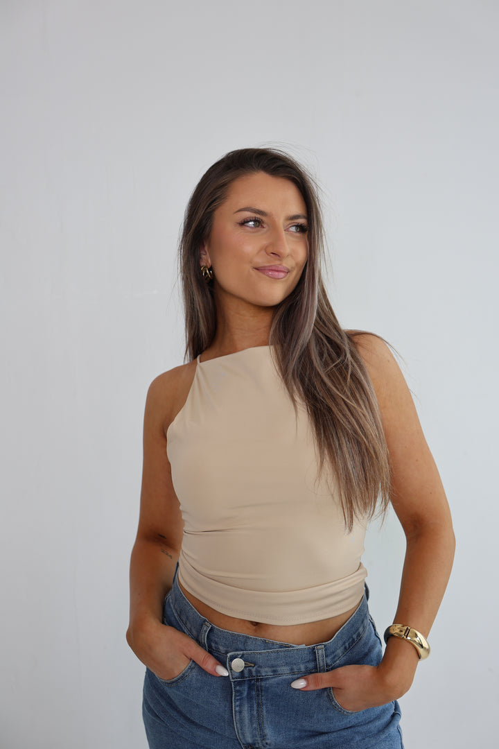 Top mit Spaghettiträgern Fenja