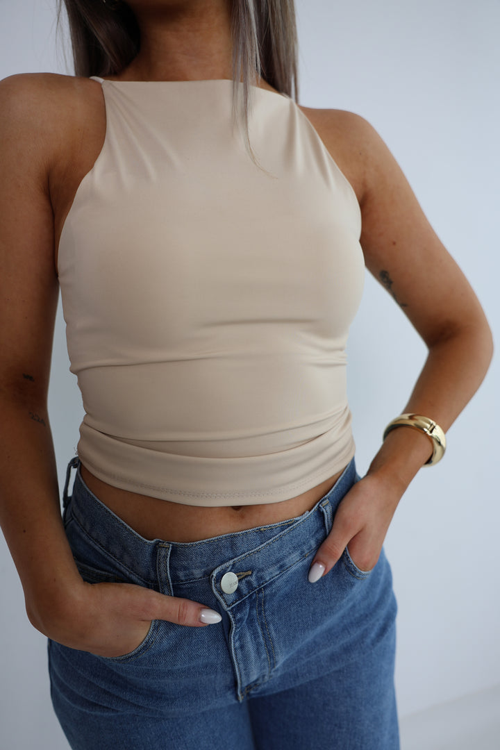 Top mit Spaghettiträgern Fenja