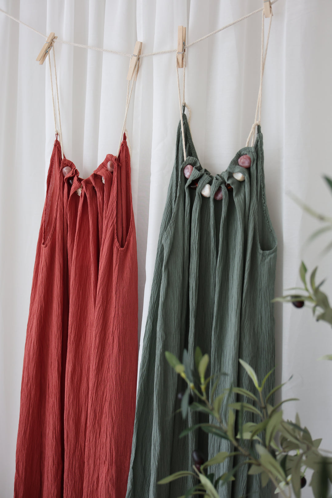 Langes Viskosekleid Nizza