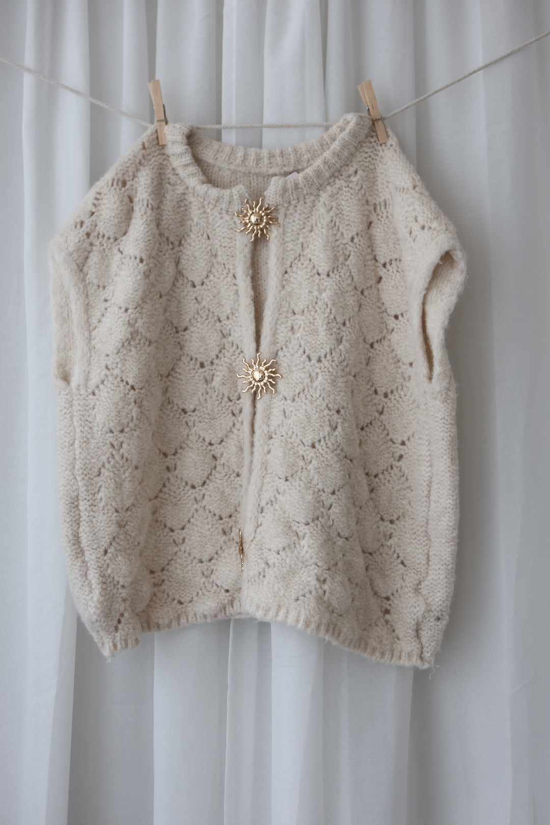 Strickweste Golden Sun