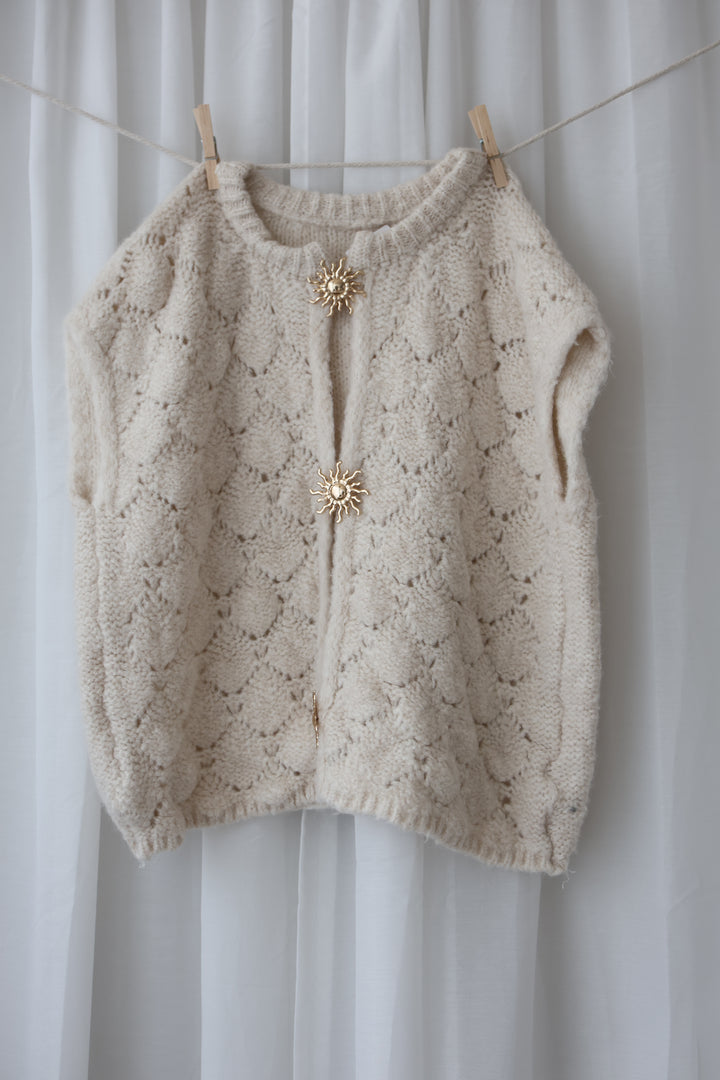 Strickweste Golden Sun