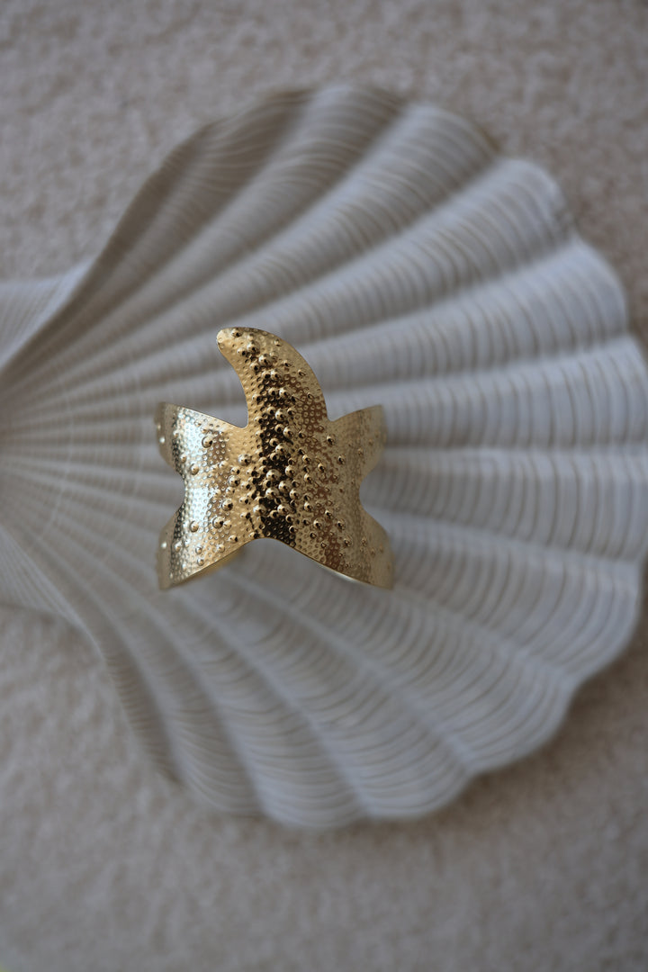 Armreif Golden Starfish