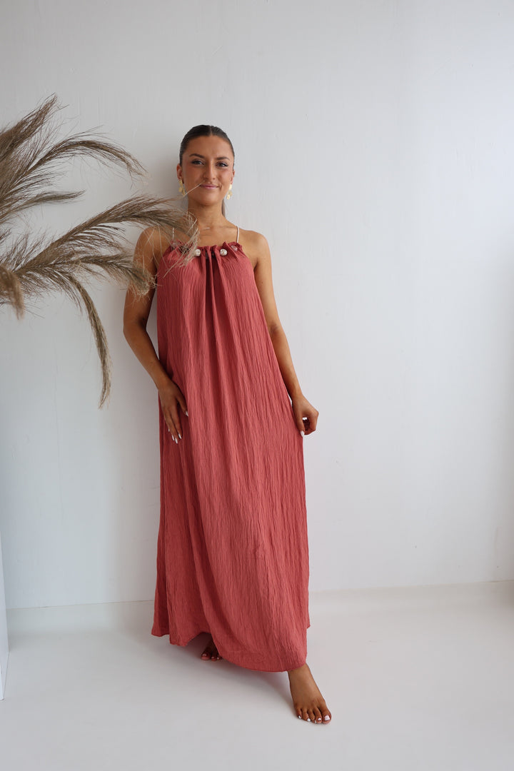 Langes Viskosekleid Nizza