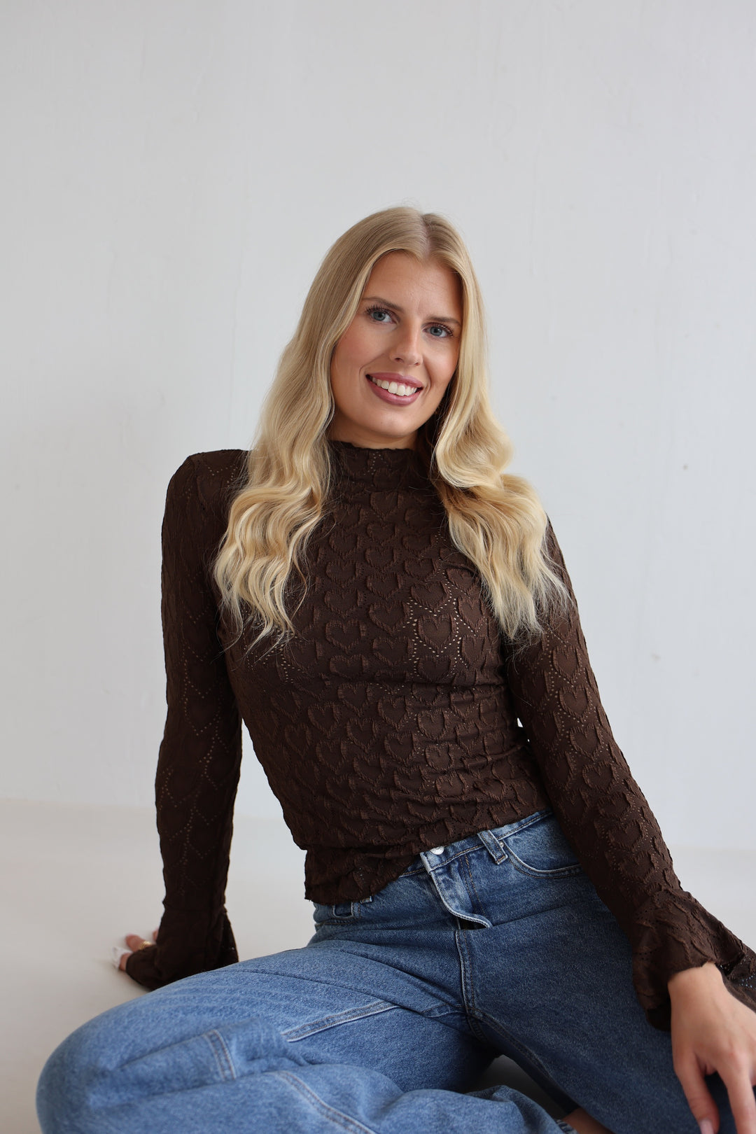 Spitzenlongsleeve Heartful