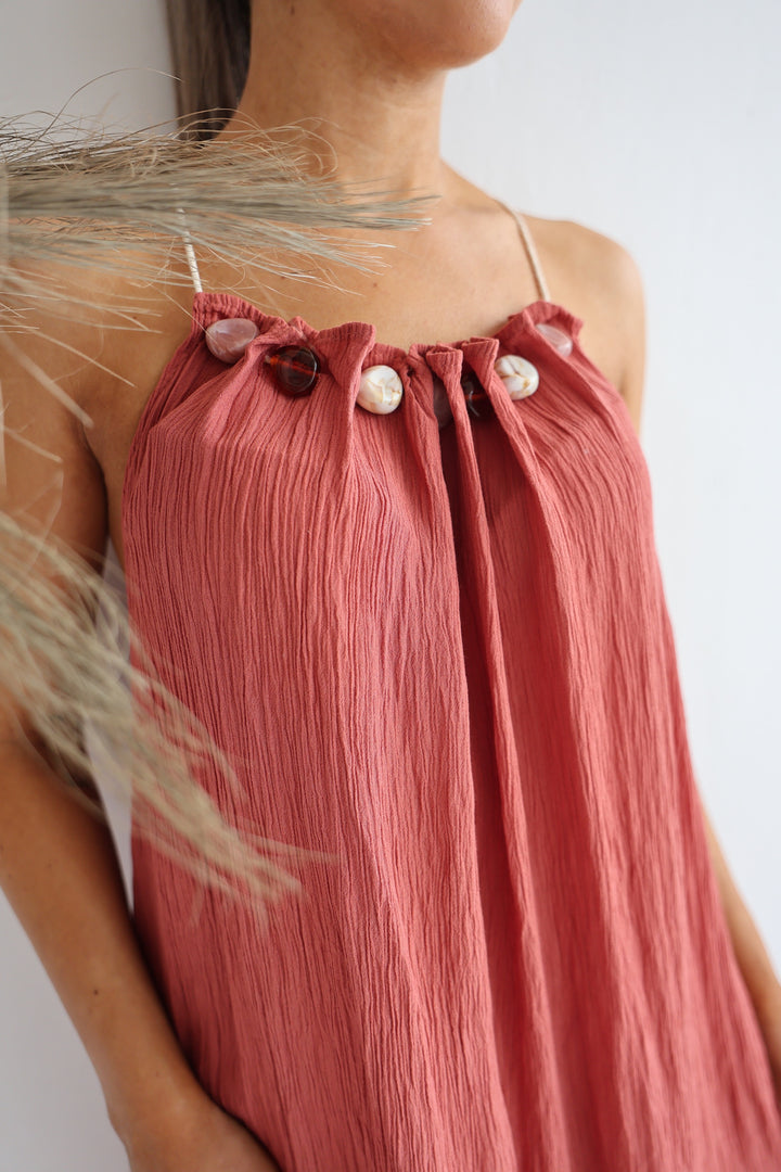 Langes Viskosekleid Nizza