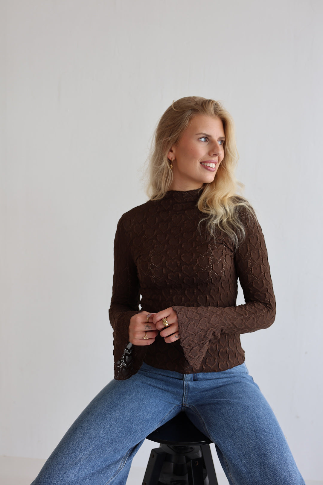 Spitzenlongsleeve Heartful