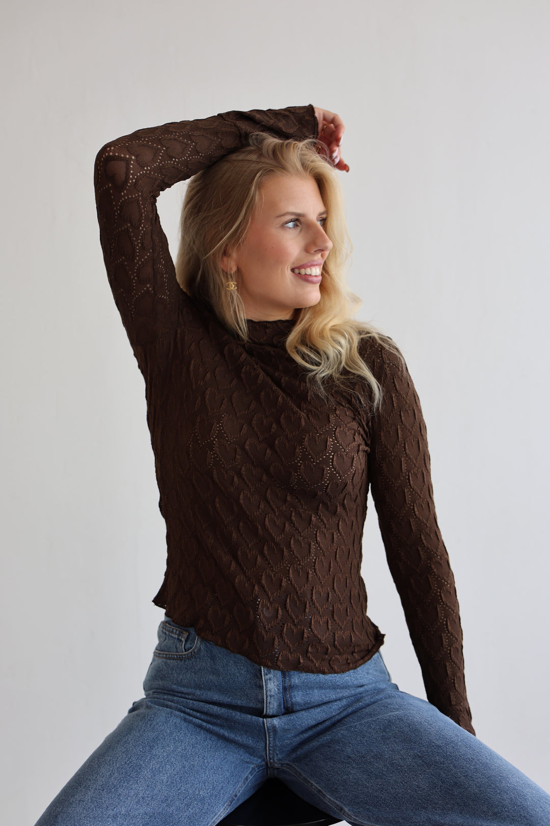 Spitzenlongsleeve Heartful