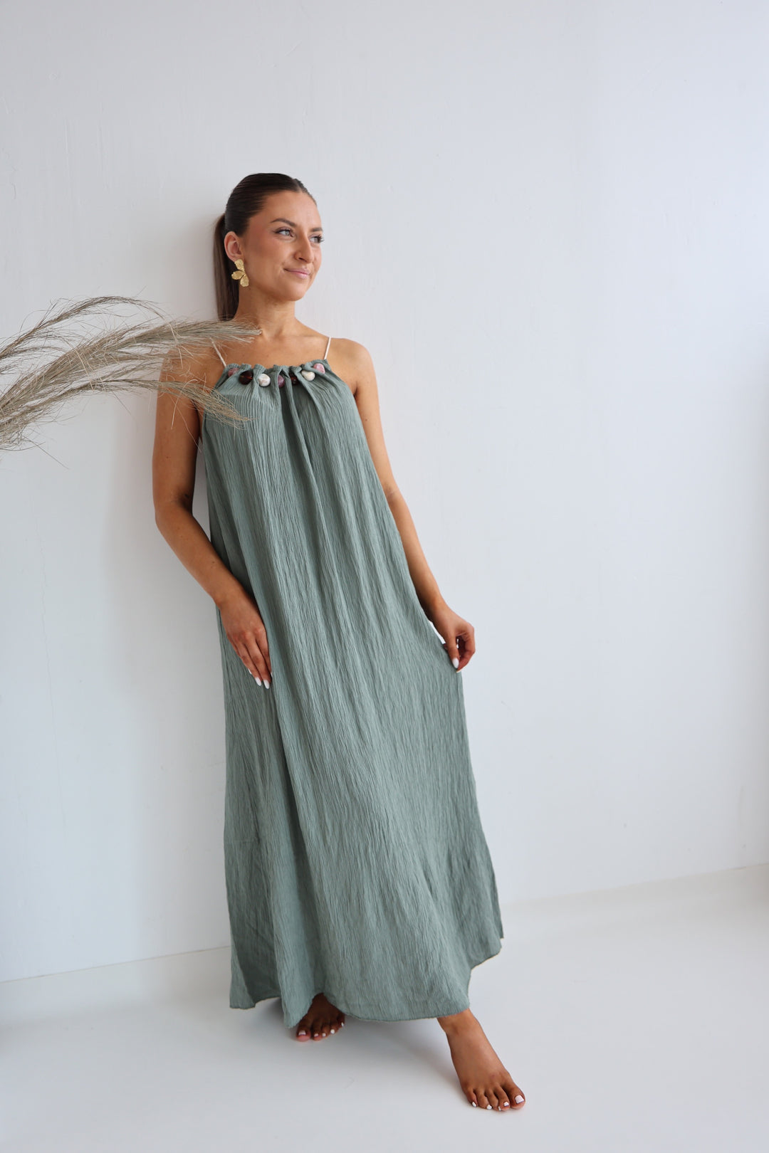 Langes Viskosekleid Nizza