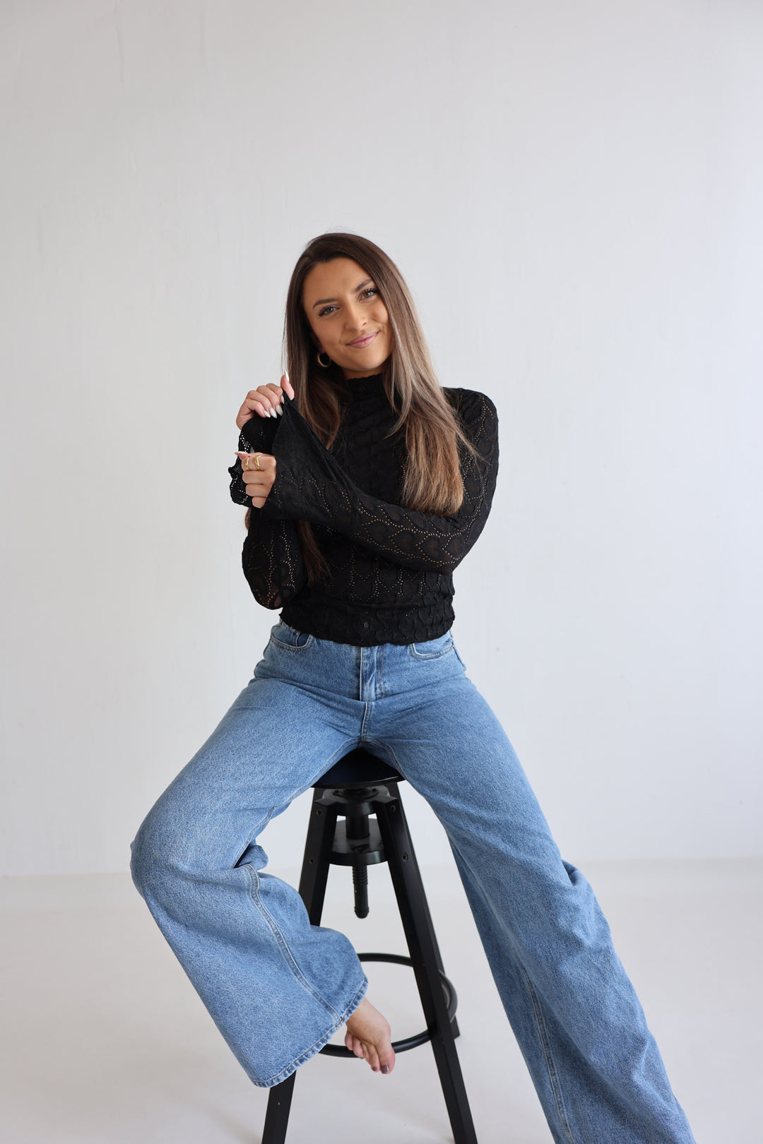 Spitzenlongsleeve Heartful