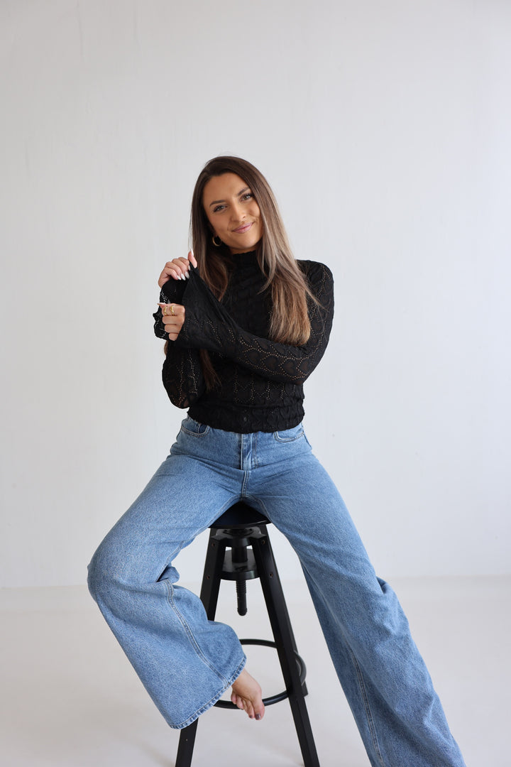 Spitzenlongsleeve Heartful